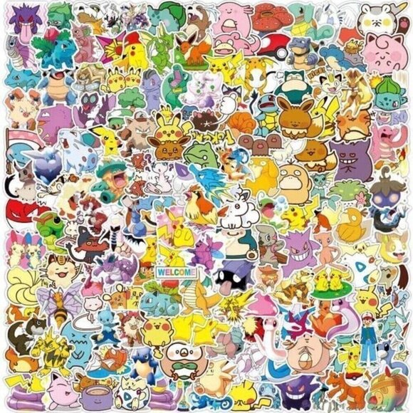 Pokemon Other - Pack of 400 Vinyl Pokémon Stickers
